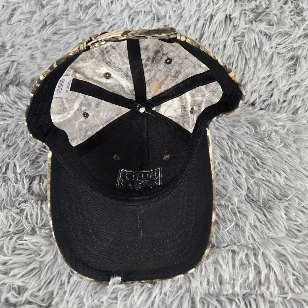 Built Ford Tough OSFA‎ Green Camouflage Emboidered Hook & Loop Baseball Cap